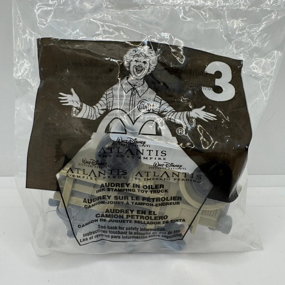 McDonalds Happy Meal Toy Disney Atlantis‎ The Lost Empire Audrey In Oiler Truck